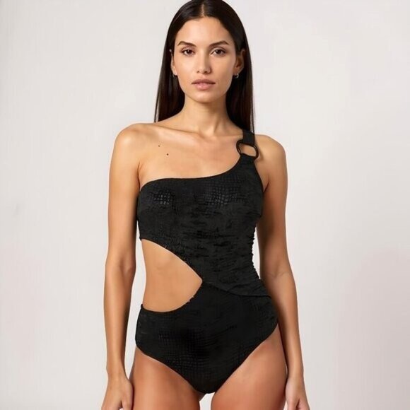 Solid And Striped Claudia One Piece M Blackout NWT - Picture 1 of 10